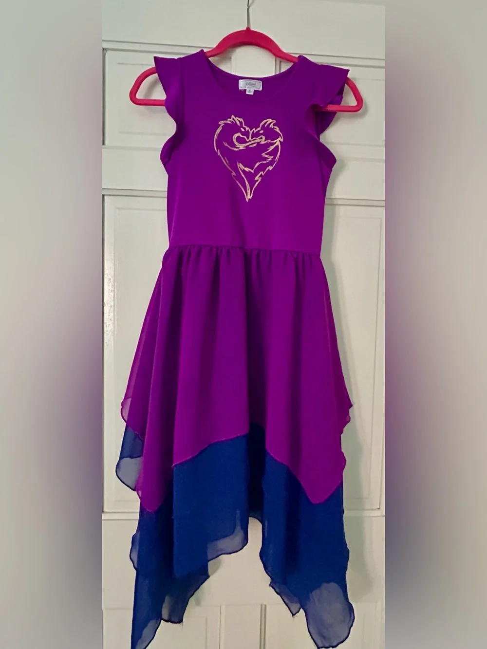 Disney D-Signed Descendants Mal Graphic Layered Dress - Picture 5 of 14
